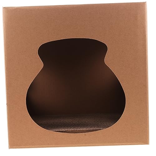 BCOATH Katzenkratzhaus Aus Karton Halbgeschlossenes Katzenkratzbrett-Spielzeug Stabile Wellpappe Bequem Für Hauskatzen Einfach Zusammenzubauen BCOATH Katzenkratzhaus Aus Karton Halbgeschlossenes Katzenkratzbrett-Spielzeug Stabile Wellpappe Bequem Für Hauskatzen Einfach Zusammenzubauen von BCOATH