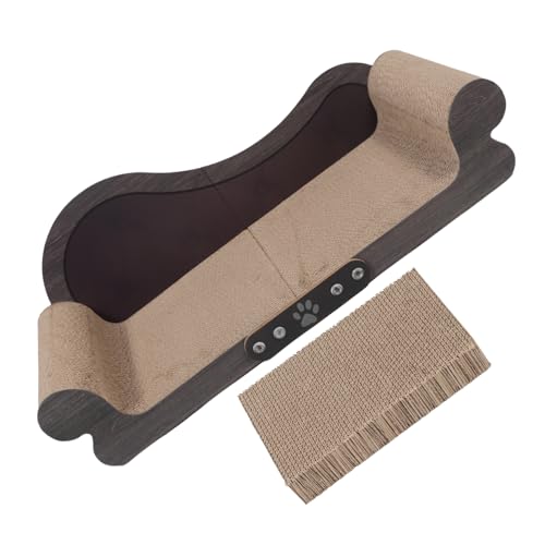BCOATH Katzenkratzbrett Sofa Katzenkartonkratzer Dekoratives Kratzbrett Sofaform Katzenkratzbrett Kartonkratzer Für Hauskatzen Katzenkratzsofa Wellpappe von BCOATH