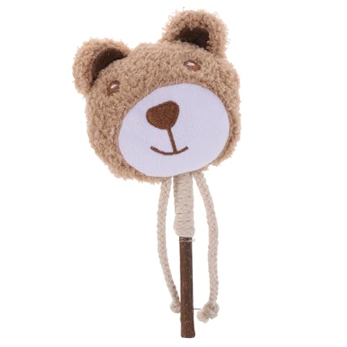 BCOATH Katzenspielzeug Silvervine Rod Katzenplüsch Tierkopf Katzenangel für Enge Haustierinteraktion BCOATH Katzenspielzeug Silvervine Rod Katzenplüsch Tierkopf Katzenangel für Enge Haustierinteraktion von BCOATH