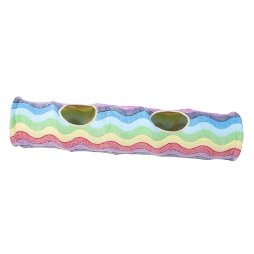 BCOATH Katzentunnel mit Faltbarem Design und Regenbogenmuster Rascheltunnel für Katzen Fördert Spiel und Training Platzsparend und Leicht zu Bedienen BCOATH Katzentunnel mit Faltbarem Design und Regenbogenmuster Rascheltunnel für Katzen Fördert Spiel und Training Platzsparend und Leicht zu Bedienen von BCOATH