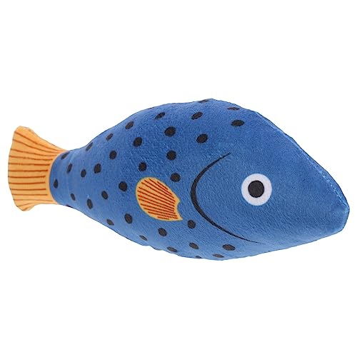 BCOATH Katzenminzenspielzeug aus Plüsch mit Fischmotiv für Kätzchen interaktives Kauspielzeug Heimtierbedarf neckisches Katzenspielzeug BCOATH Katzenminzenspielzeug aus Plüsch mit Fischmotiv für Kätzchen interaktives Kauspielzeug Heimtierbedarf neckisches Katzenspielzeug von BCOATH