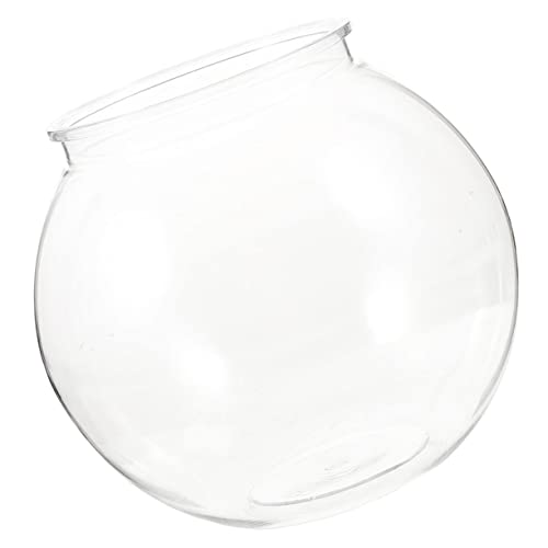 BCOATH Runder Fischtank Kleines Aquarium Für Goldfische Tisch Dekoration Bruchsicherer Aquariumtopf Für Zuhause Und Büro von BCOATH