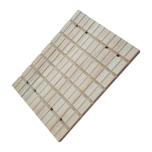 BCOATH Kleintier Kratzbrett aus Natürlichem Holz mit Rillen Langlebiges Hamster Nagelpflege Kleines Krallenschleifbrett für Hamster Eichhörnchen und Andere Kleintiere Beige Praktisch und BCOATH Kleintier Kratzbrett aus Natürlichem Holz mit Rillen Langlebiges Hamster Nagelpflege Kleines Krallenschleifbrett für Hamster Eichhörnchen und Andere Kleintiere Beige Praktisch und von BCOATH
