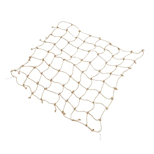 BCOATH Papageien Und Hamster Kletternetz Robustes Spielzeug Für Vögel Und Kleintiere Hängendes Ruhe Und Spielnetz Einfach Zu Befestigen Fördert Bewegung Und Aktivität Geeignet Für von BCOATH