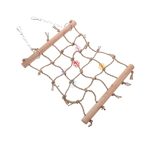 BCOATH Papagei dekorative Kletternetz Vogel Kauspielzeug Papagei Sitzstangen Vogel Spielzeug BCOATH Papagei dekorative Kletternetz Vogel Kauspielzeug Papagei Sitzstangen Vogel Spielzeug von BCOATH