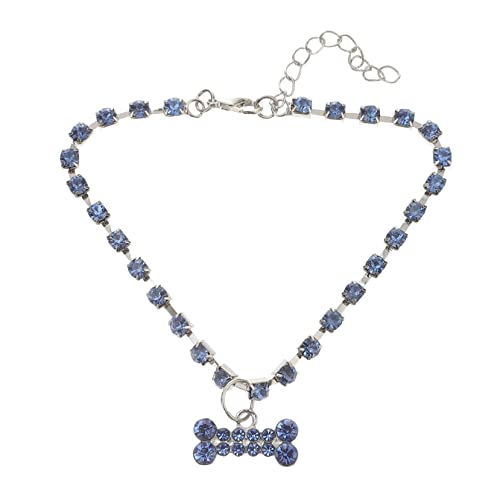 BCOATH Verstellbare Haustierhalskette Hundehalsband Kette mit Strass- für bequemes und sicheres Tragen BCOATH Verstellbare Haustierhalskette Hundehalsband Kette mit Strass- für bequemes und sicheres Tragen von BCOATH