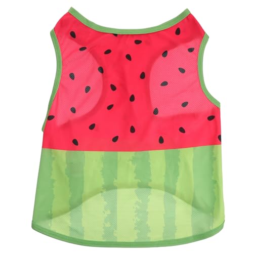 BCOATH Kühlweste für Haustiere Sommerkleidung für Hunde Wassermelonen-Welpen-T-Shirt leicht zu tragen und auszuziehen kühlende Eisweste für Hunde BCOATH Kühlweste für Haustiere Sommerkleidung für Hunde Wassermelonen-Welpen-T-Shirt leicht zu tragen und auszuziehen kühlende Eisweste für Hunde von BCOATH