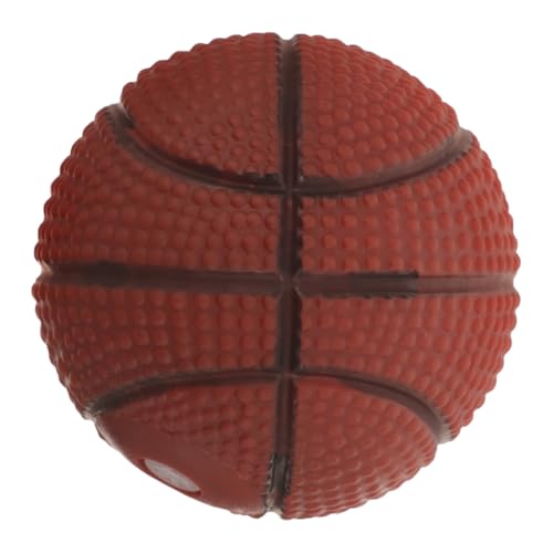 BCOATH Langlebiger Quietschender Basketball Hundespielball aus PVC Robustes Kauspielzeug für Hundegrößen Fördert Bewegung und Interaktion für Indoor und Outdoor Training BCOATH Langlebiger Quietschender Basketball Hundespielball aus PVC Robustes Kauspielzeug für Hundegrößen Fördert Bewegung und Interaktion für Indoor und Outdoor Training von BCOATH