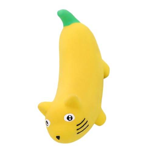 BCOATH Latex Quietschspielzeug Hund Kauspielzeug Bananenform für Kleine Mittlere Hunde Zahnpflege Spielerisch Zähne Reinigen Langlebig Beißfest Interaktiv gegen Langeweile BCOATH Latex Quietschspielzeug Hund Kauspielzeug Bananenform für Kleine Mittlere Hunde Zahnpflege Spielerisch Zähne Reinigen Langlebig Beißfest Interaktiv gegen Langeweile von BCOATH