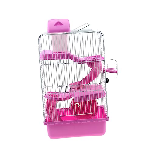 BCOATH Luxuriöses Dreilagiges Hamsterhaus Tragbarer Kleintierkäfig Aus Hochwertigem Mit Auslaufsicherem Wasserspender Für Sichere Und Langlebige Nutzung BCOATH Luxuriöses Dreilagiges Hamsterhaus Tragbarer Kleintierkäfig Aus Hochwertigem Mit Auslaufsicherem Wasserspender Für Sichere Und Langlebige Nutzung von BCOATH