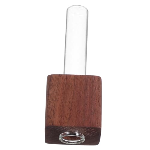 BCOATH Magnetischer Holzglasrohrblüten Vase -testrohr -pflanzer Magnet Netter Kühlschrank Magnet Pflanzer Mini -rohrblüte Vase Home Dekoration von BCOATH