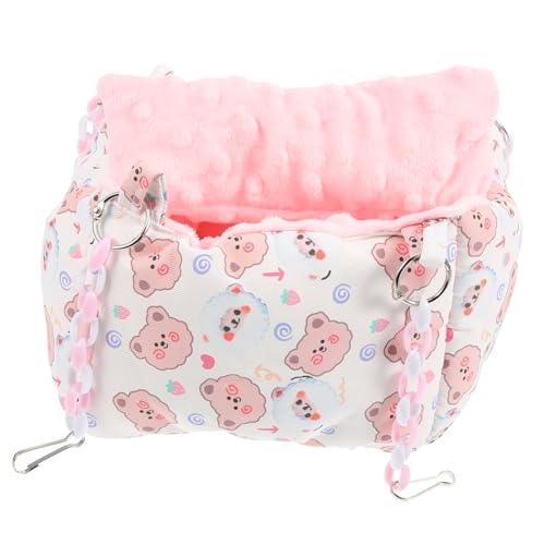 BCOATH Meerschweinchenfutter Meerschweinchen Nest Chinchilla Schlafbett Warmes Schlafnest Für Kleintiere Hamsterbett Zuckersegelflugzeug Nest Üschmaterial Bequeme Ruhezone Für Meerschweinchen Und von BCOATH