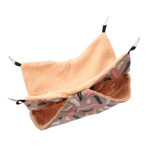 BCOATH Meerschweinchen-versteck Weiche Matte Bett Haustierkäfig Hängematte Für Hamster Warmes Meerschweinchen-hängematten-versteck von BCOATH