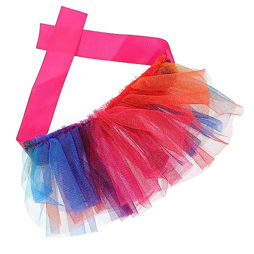 BCOATH Gay-Pride-hundekleid Regenbogen-hundekostüm Regenbogen-Hunde-Tutu Geburtstagskleid Für Hunde Buntes Hundekleid Tutu-Kleid Für Welpen Sommerkleid Katzen Und Hunde Hochzeitskleid von BCOATH