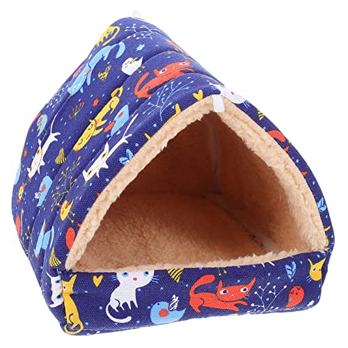 BCOATH Nest aus Baumwolle für Hamster, Kaninchen, Schlafplatz für Haustiere, Mini-Haushalt, warmes Nest, Nest, für warmes Bett von BCOATH