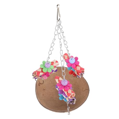 BCOATH Papagei Spielzeug Hängen Vogel Bett Kokosnüsse Shell Vogel Ruhen Vogelkäfig Natürliche Vogel Nest BCOATH Papagei Spielzeug Hängen Vogel Bett Kokosnüsse Shell Vogel Ruhen Vogelkäfig Natürliche Vogel Nest von BCOATH
