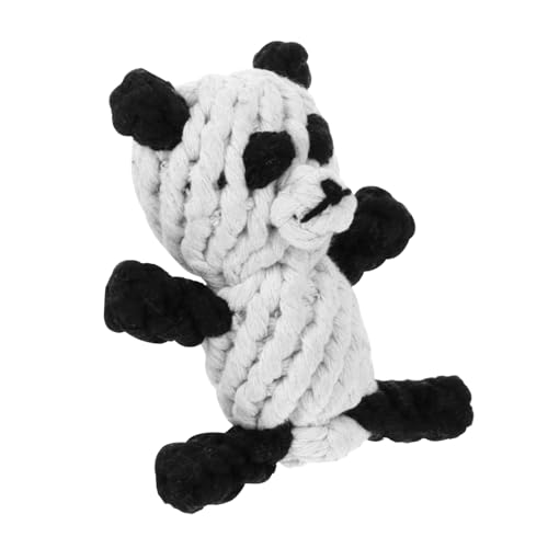 BCOATH Panda-haustierspielzeug Spielzeug Für Haustiere Panda-Spielzeug Hündchenspielzeug Welpenspielzeug Kauspielzeug Zahnspielzeug Für Welpen Backenzahn Baumwollseil Hund Katze von BCOATH