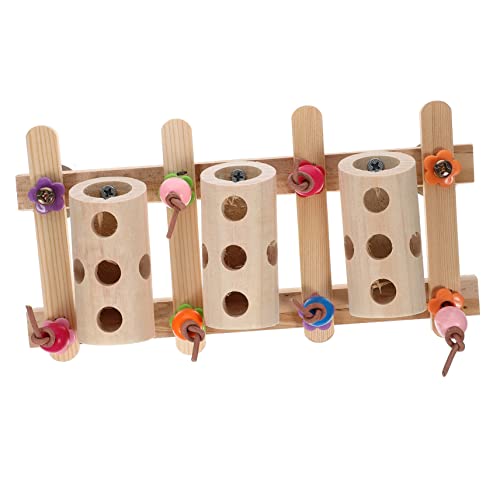 BCOATH Papageien Futterspielzeug aus Robustes Kauspielzeug mit Futtersuche Langlebig und Geeignet für Vogelkäfig Zubehör Fördert Beschäftigung und Gesundheit Kleiner Vögel von BCOATH