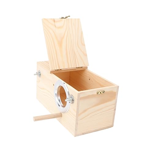 BCOATH Papageien-Zuchtkasten aus massivem Holz zum Aufhängen Käfigzelt für Vögel groß Größe L Links/rechts offen Kiefer BCOATH Papageien-Zuchtkasten aus massivem Holz zum Aufhängen Käfigzelt für Vögel groß Größe L Links/rechts offen Kiefer von BCOATH