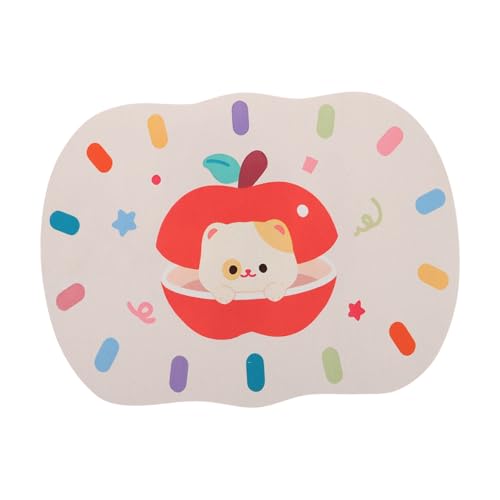 BCOATH Pet Food Matte Absorbierende Schnelltrockne Nicht-rutsch-Haustier-fütterungsmatte Ersatzmaschine Waschbares Schüssel Matte Muster Haustier-placemat BCOATH Pet Food Matte Absorbierende Schnelltrockne Nicht-rutsch-Haustier-fütterungsmatte Ersatzmaschine Waschbares Schüssel Matte Muster Haustier-placemat von BCOATH