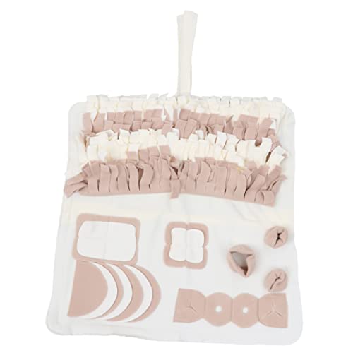 BCOATH Pet Sniffing Pad Schnüffelmatte Trainingspad Zum Schnüffeln Von Haustieren Futtermatte Für Haustiere Hundepuzzles Für Hunde Hundedecke Schnüffel-futtermatte Beige Plüsch BCOATH Pet Sniffing Pad Schnüffelmatte Trainingspad Zum Schnüffeln Von Haustieren Futtermatte Für Haustiere Hundepuzzles Für Hunde Hundedecke Schnüffel-futtermatte Beige Plüsch von BCOATH
