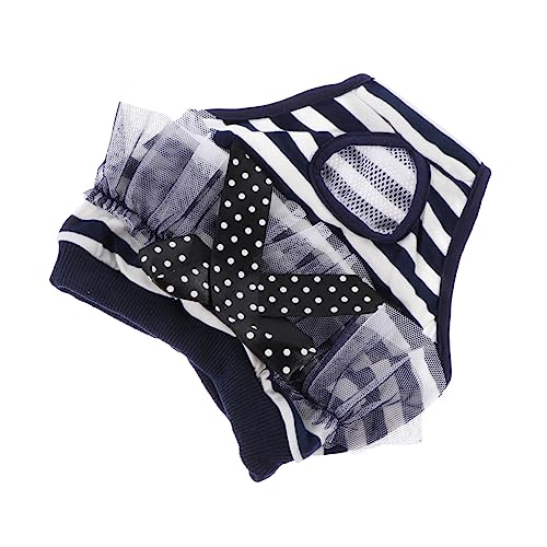 BCOATH Windel für weibliche Hunde Welpenwindel dekoratives Design bequemes Baumwollmaterial zarte Hundewindel auslaufsicher für zu Hause BCOATH Windel für weibliche Hunde Welpenwindel dekoratives Design bequemes Baumwollmaterial zarte Hundewindel auslaufsicher für zu Hause von BCOATH