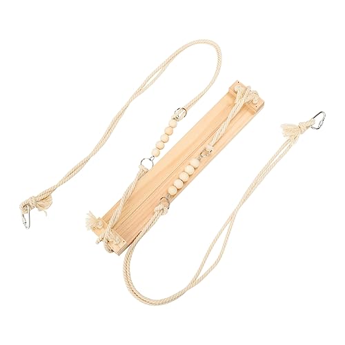 BCOATH Pine Bird Swing Natürliche Hühnerschaukel für Papageien und Geflügel Kauspielzeug mit Hängender Kette für Vögel Wie Sittiche Wellensittiche und Haustiere BCOATH Pine Bird Swing Natürliche Hühnerschaukel für Papageien und Geflügel Kauspielzeug mit Hängender Kette für Vögel Wie Sittiche Wellensittiche und Haustiere von BCOATH
