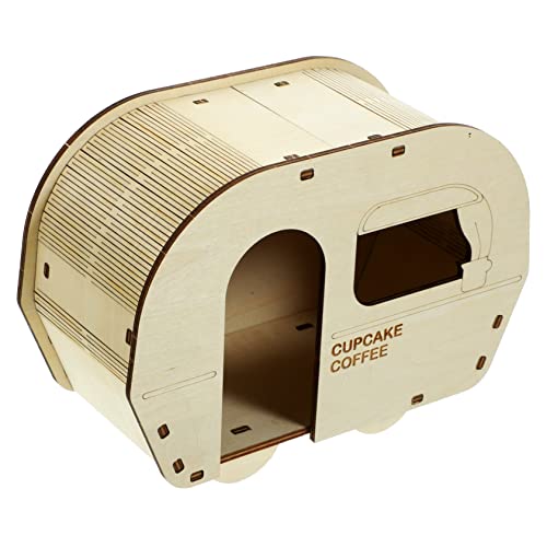 BCOATH Hamster Nest Plattform Holz Chinchilla Käfig Spielzeug Zubehör Versteck BCOATH Hamster Nest Plattform Holz Chinchilla Käfig Spielzeug Zubehör Versteck von BCOATH