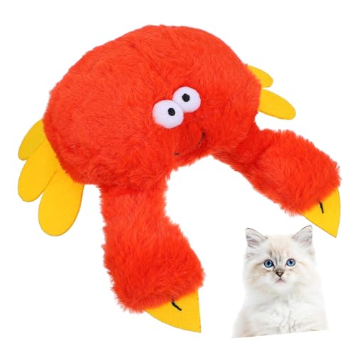 BCOATH Squeaky Interaktives Katzenspielzeug Aus Plüsch Geräuschfunktion Für Katzen Und Kleine Hunde Niedliches -Design Leicht Zu Reinigen Für Spiel Und Unterhaltung BCOATH Squeaky Interaktives Katzenspielzeug Aus Plüsch Geräuschfunktion Für Katzen Und Kleine Hunde Niedliches -Design Leicht Zu Reinigen Für Spiel Und Unterhaltung von BCOATH