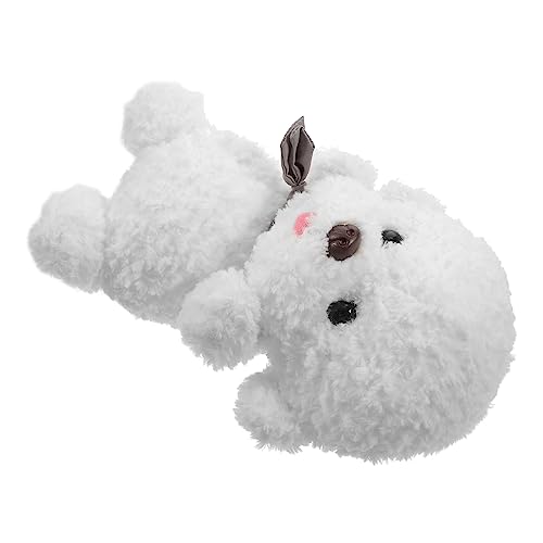 BCOATH Realistisches Plüsch Hundespielzeug Bichon Frisé Weiß Stehend Weiches Kuscheltier Für Schlafzimmer Dekoration Fluffiges Gefülltes Haustier BCOATH Realistisches Plüsch Hundespielzeug Bichon Frisé Weiß Stehend Weiches Kuscheltier Für Schlafzimmer Dekoration Fluffiges Gefülltes Haustier von BCOATH