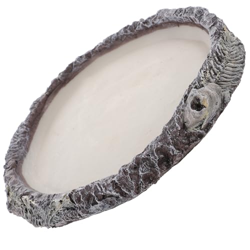 BCOATH Reptilien Wasserschale aus Langlebigem Harz Geeignet für Eidechsen Schlangen Schildkröten Kleines Terrarien Zubehör Rutschfestes Reptilien Wasserbecken für Haustierpflege BCOATH Reptilien Wasserschale aus Langlebigem Harz Geeignet für Eidechsen Schlangen Schildkröten Kleines Terrarien Zubehör Rutschfestes Reptilien Wasserbecken für Haustierpflege von BCOATH