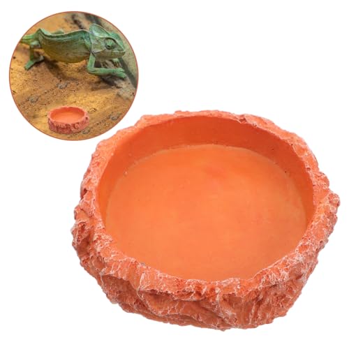 BCOATH Reptilien futternapf aus Langlebigem Harz Kompakte Futter Wasserschale für Schildkröten Eidechsen und Geckos Platzsparend Verschleißfest Geeignet für Terrarien und Kleine BCOATH Reptilien futternapf aus Langlebigem Harz Kompakte Futter Wasserschale für Schildkröten Eidechsen und Geckos Platzsparend Verschleißfest Geeignet für Terrarien und Kleine von BCOATH