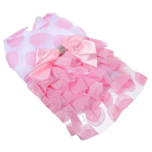 BCOATH Charmantes Prinzessinnen-hundekleid Tutu-Rock Spitze Schleife Hundekleidung Für Draußen BCOATH Charmantes Prinzessinnen-hundekleid Tutu-Rock Spitze Schleife Hundekleidung Für Draußen von BCOATH