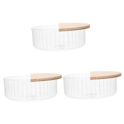 BCOATH Sandbad Hamster Rund 3st Sandbad Für Hamster Sandbadbehälter Für Hamster Kompaktes Hamsterbadebecken Hamster Klo Hamster Sandbad Fussbadewanne Hamster Toilette Hamster-Sand-badewanne Acryl von BCOATH