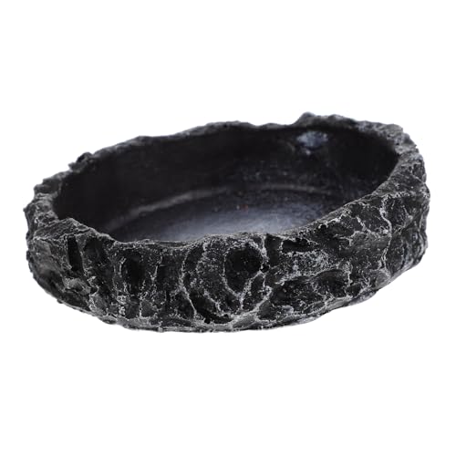 BCOATH Schildkröten-trinkbecken Schildkröten-wassernapf Reptilienschale Für Den Haushalt Premium Reptilienschale Multifunktionaler Reptiliennapf Schildkröte Zubehör Black Harz BCOATH Schildkröten-trinkbecken Schildkröten-wassernapf Reptilienschale Für Den Haushalt Premium Reptilienschale Multifunktionaler Reptiliennapf Schildkröte Zubehör Black Harz von BCOATH