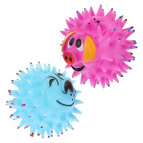 BCOATH 2stücke Gummiball Hundespielzeug Mit Geräuschfunktion Interaktives Kauspielzeug Bunten Farben Für Und Kleine Hunde Zähneputzen Und BCOATH 2stücke Gummiball Hundespielzeug Mit Geräuschfunktion Interaktives Kauspielzeug Bunten Farben Für Und Kleine Hunde Zähneputzen Und von BCOATH