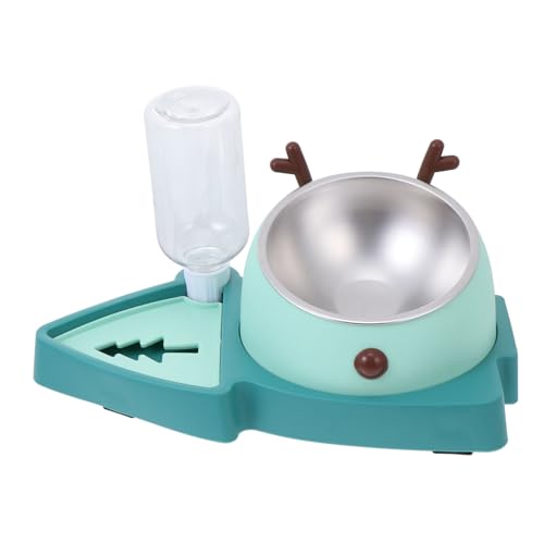 BCOATH Futternapf Für Katzen Und Hunde Automatischer Spender Futternapf Robuster Edelstahl Splash Green BCOATH Futternapf Für Katzen Und Hunde Automatischer Spender Futternapf Robuster Edelstahl Splash Green von BCOATH