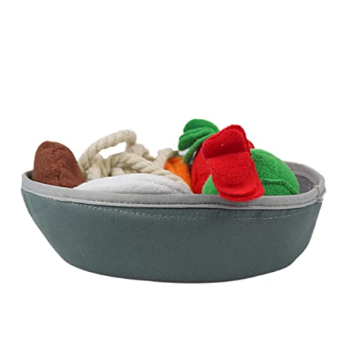 BCOATH Snuffle Toy für Hunde Langlebiges Sicheres und Waschbares Suchspielzeug Geruchsintensives Puzzle zum Schnüffeln und Füttern Interaktives Beschäftigungsspielzeug gegen Langeweile von BCOATH