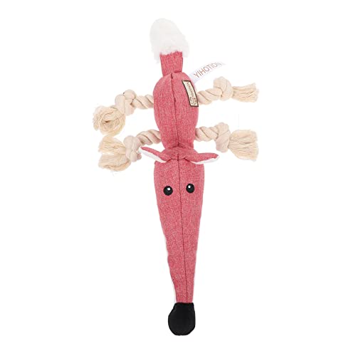 BCOATH Sound-Spielzeug Für Haustiere Kauspielzeug Für Welpen Hündchenspielzeug Interaktives Spielzeug Für Hunde Hundebissspielzeug Plüschtiere Singen Oxford-Stoff Rosa Baumwollknoten von BCOATH