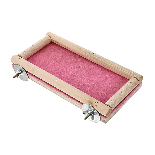 BCOATH Sprungbrett Vogelübungsspielzeug Vogelklauenbrett Spielzeug Papageientraining vogelstange papageienspielzeug sauberes mattiertes Brett für Vögel Schleifbrett für Klaue hölzern Rosa BCOATH Sprungbrett Vogelübungsspielzeug Vogelklauenbrett Spielzeug Papageientraining vogelstange papageienspielzeug sauberes mattiertes Brett für Vögel Schleifbrett für Klaue hölzern Rosa von BCOATH
