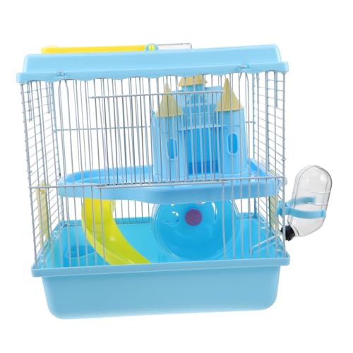 BCOATH Tragbarer Hamsterkäfig mit Etagen Laufrad Rutsche und Wasserflasche Maus Kleintier-transportbox Luxuriöser Käfig für Kleine Tiere Natürliches Habitat für Aktive Haustiere BCOATH Tragbarer Hamsterkäfig mit Etagen Laufrad Rutsche und Wasserflasche Maus Kleintier-transportbox Luxuriöser Käfig für Kleine Tiere Natürliches Habitat für Aktive Haustiere von BCOATH