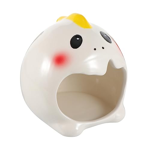 BCOATH Lovely Cartoon Hamster Nest Sommer-kühlbett Für Hamster Kleintiere Schlafplatz Mittelgröße Weiß Einfach Zu Reinigen Und Gemütlich Für Ihre Haustiere von BCOATH