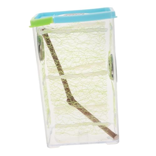 BCOATH Transparente Reptilien fütterungsbox für Mantiden und Stabheuschrecken Professionelle Aufzuchtbox mit Optimaler Luftzirkulation für Terrarien und Spinnenhaltung BCOATH Transparente Reptilien fütterungsbox für Mantiden und Stabheuschrecken Professionelle Aufzuchtbox mit Optimaler Luftzirkulation für Terrarien und Spinnenhaltung von BCOATH