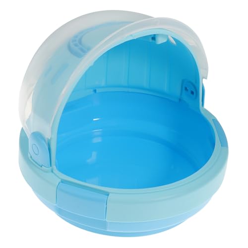 BCOATH Transparenter Hamsterkäfig Tragbare Transportbox mit Belüftung für Kleine Haustiere Wie Hamster Mäuse Frettchen Stabiles Material Handlich und Sicher für Unterwegs von BCOATH