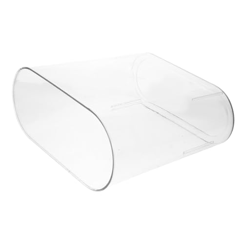 BCOATH Kleiner Ovaler Aquarium-fischtank Aus Transparentem Kunststoff Tragbare Fischschale Für Goldfische Und Aquarien-Dekoration Für Schreibtische Und Hochzeiten von BCOATH