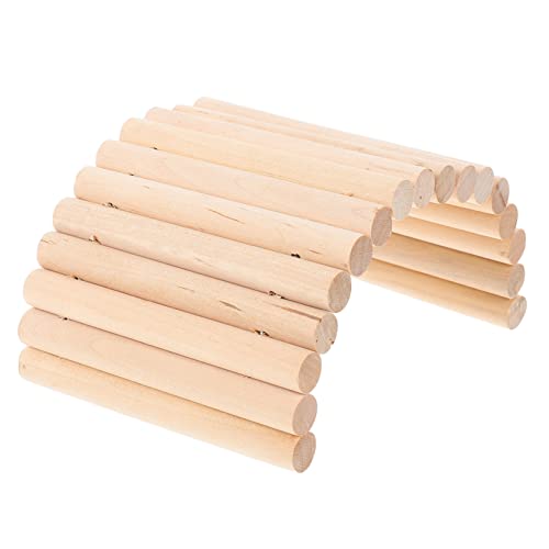 BCOATH Holz-kletterleiter Für Hamster Und Kleintiere Sicheres Spielzeug Für Aktives Abenteuer Und Bewegung Für Zwerghamster Und Rennmäuse BCOATH Holz-kletterleiter Für Hamster Und Kleintiere Sicheres Spielzeug Für Aktives Abenteuer Und Bewegung Für Zwerghamster Und Rennmäuse von BCOATH