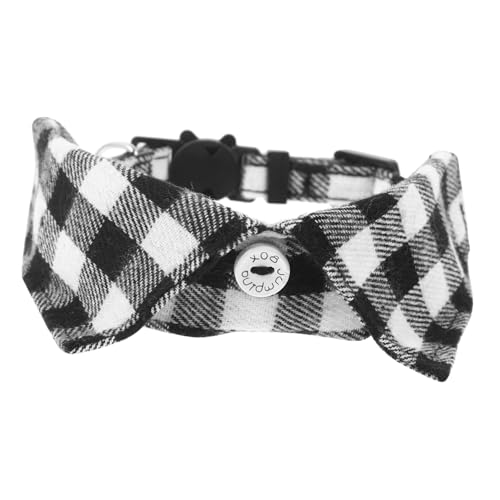 BCOATH Verstellbares Katzenhalsband mit Stilvoller Karomuster Fliege Leichtes Langlebiges Haustier Kragen für Kätzchen und Fotoshootings Bequem und Sicher für Täglichen Gebrauch BCOATH Verstellbares Katzenhalsband mit Stilvoller Karomuster Fliege Leichtes Langlebiges Haustier Kragen für Kätzchen und Fotoshootings Bequem und Sicher für Täglichen Gebrauch von BCOATH