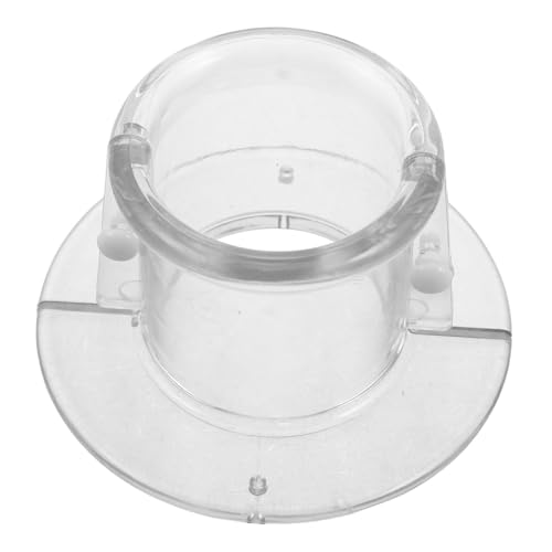 BCOATH Vogel Halsband Transparent Universeller Papagei Schutzkragen gegen Federpicken Leichter Antibiss Cone für Wellensittich Nymphensittich Cockatiel zur Gefiederpflege von BCOATH