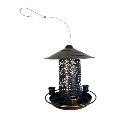 BCOATH Metall Vogel Feeder Outdoor Dekorative Garten Vogel Feeder Einfache Reinigung für Hinterhof BCOATH Metall Vogel Feeder Outdoor Dekorative Garten Vogel Feeder Einfache Reinigung für Hinterhof von BCOATH