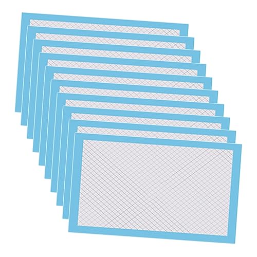 BCOATH Papageienkäfig-pad-Papier 10 Stück Wiederverwendbar-saugfähiges Vliespapier Leckhimmel Für Vögel von BCOATH